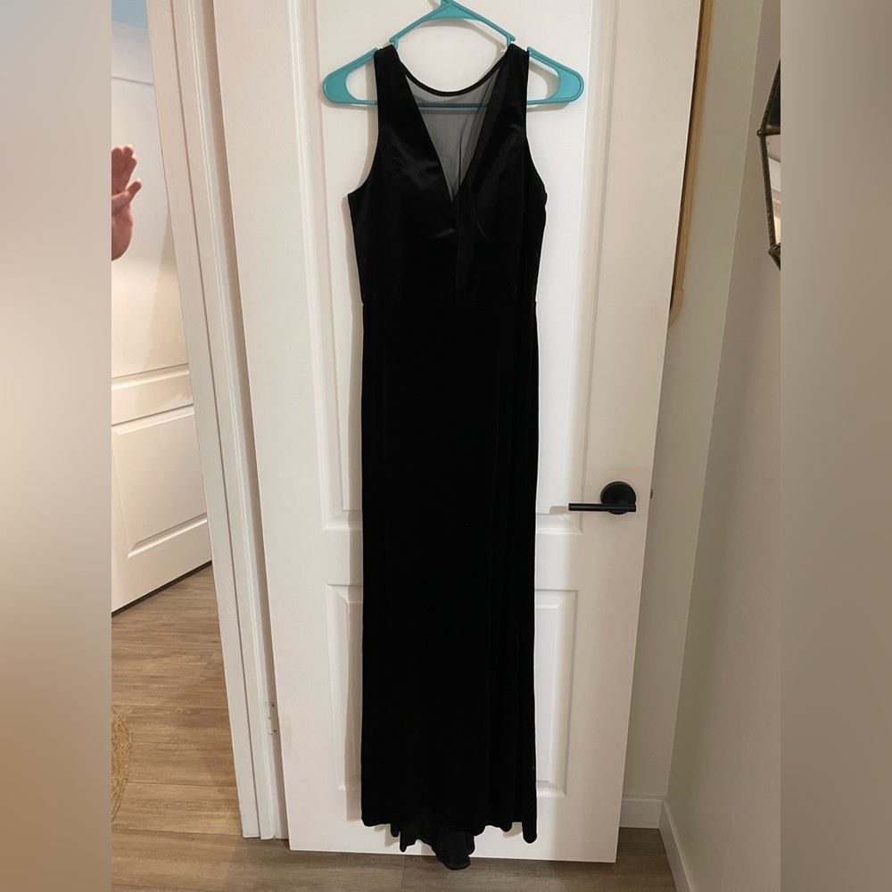 Black Velvet Formal Dress